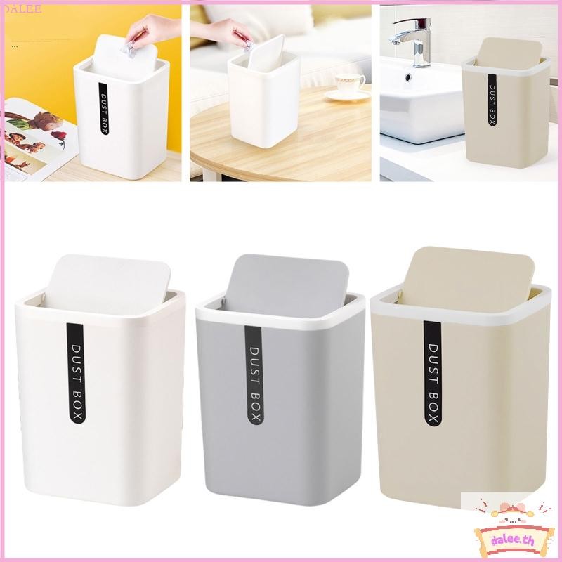 DALE Sundries Barrel Box Tabletop Plastic Small Waste Box Box Office Supplies