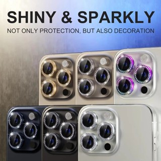 ตัวป้องกันกล้องสําหรับ iPhone 16 15 14 13 12 11 Pro Max Shin…