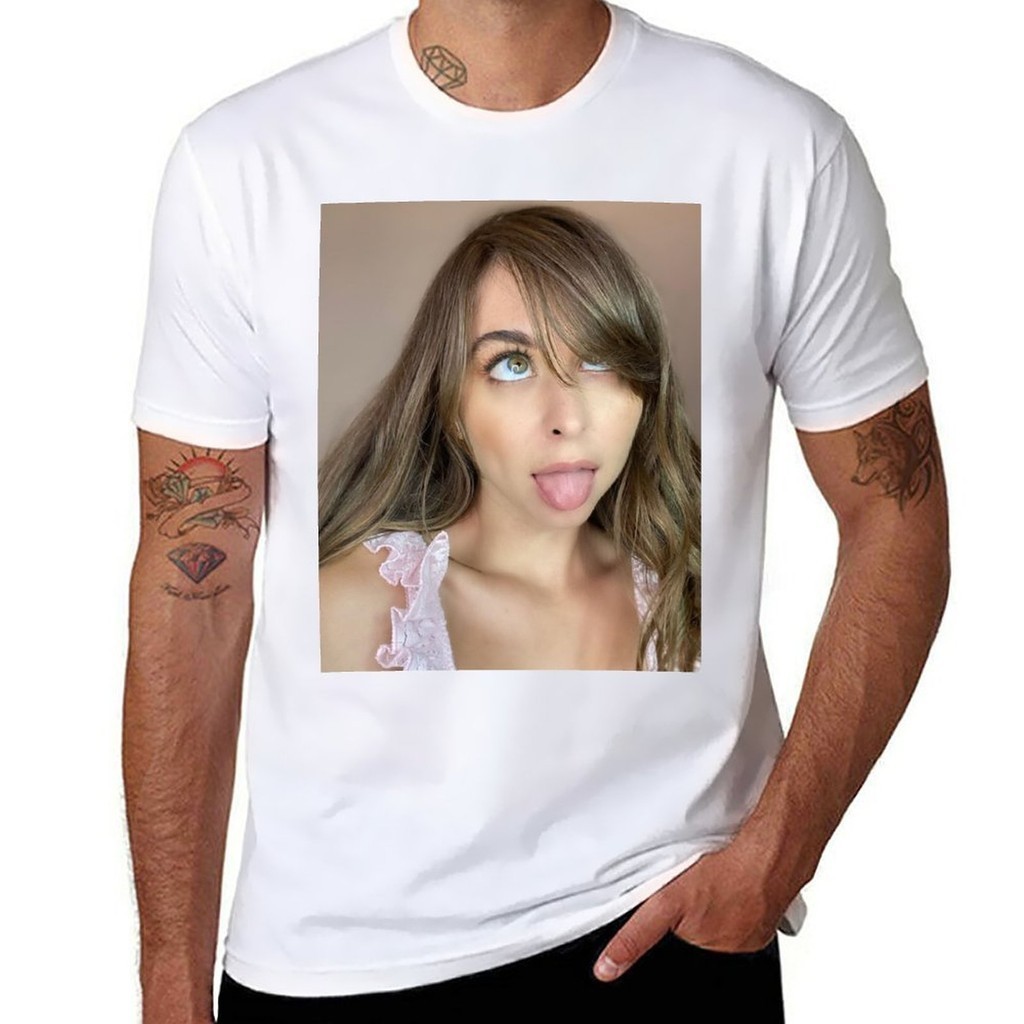 เสื้อยืด Riley Reid ลายภาพหญิง สไตล์ฮิปฮอป