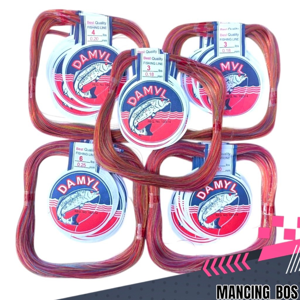 DAMYL MAMBO 1 LB - 20 LB - GOLDENFISH DAMYL MAMBO STRINGS - DAMYL COLOR