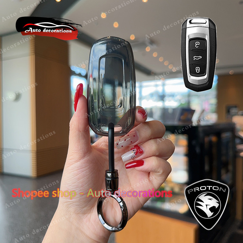 เคสกุญแจแบบใสสําหรับฝาครอบกุญแจ Proton x70 Proton X70 พวงกุญแจไร้กุญแจ