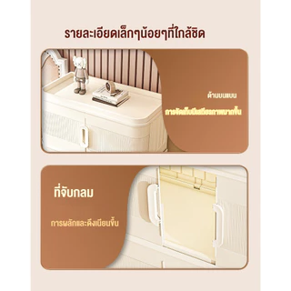 กล่องเก็บของพับได้ ตู้อเนกประสงค์ 1/2/3/4/5/6ชั้น ตู้ลิ้นช ชั้นวางของ ตู้เสื้อผ้า ตู้ลิ้นช ชั้นวางของ มีล้อ