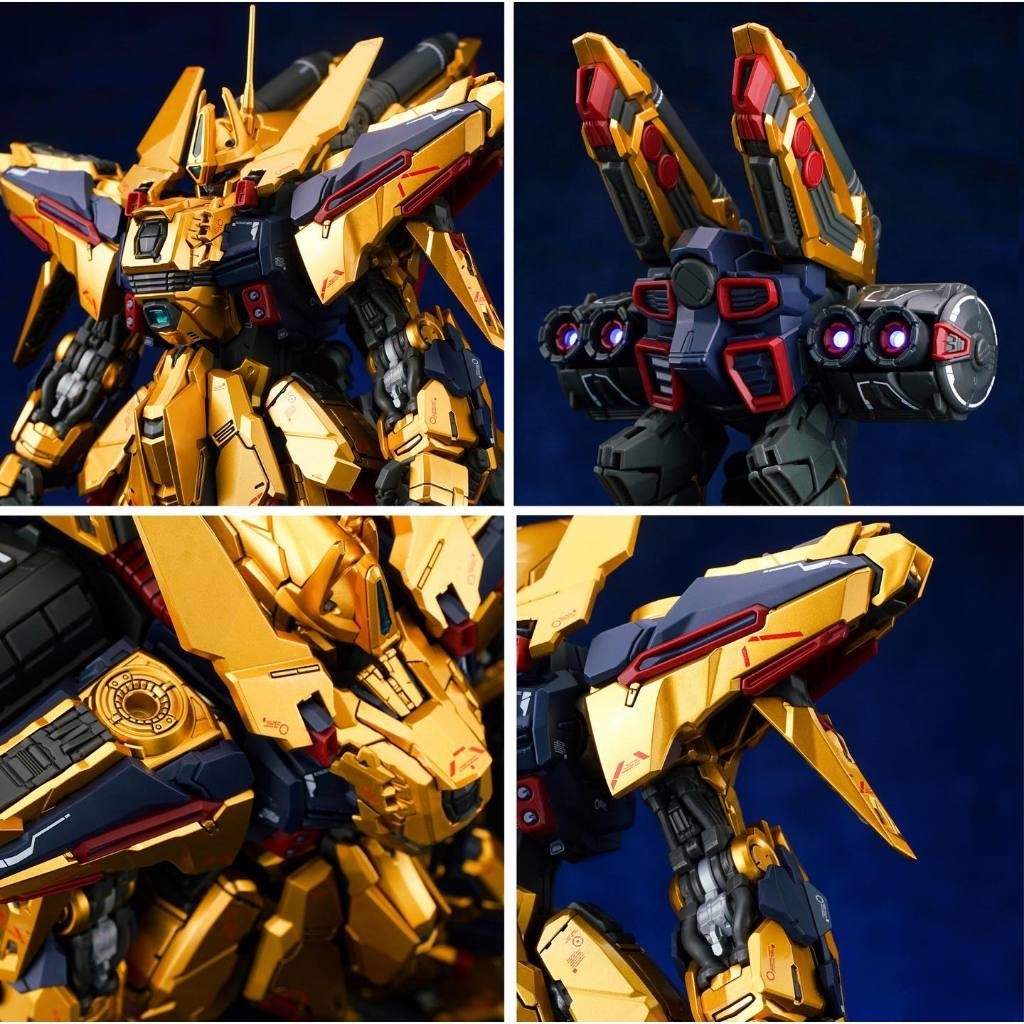 **พร้อมส่ง** MG 1/100 Golden Samurai Full Armor Hyaku Shiki