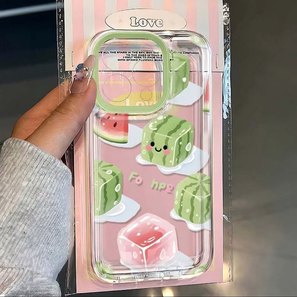 Softcase แตงโม VIVO ใสรูปแบบโปร่งใส Anti-slip original VIVO Y02T Y15 Y16 Y02S Y11 Y12 Y17S Y18 Y19S 