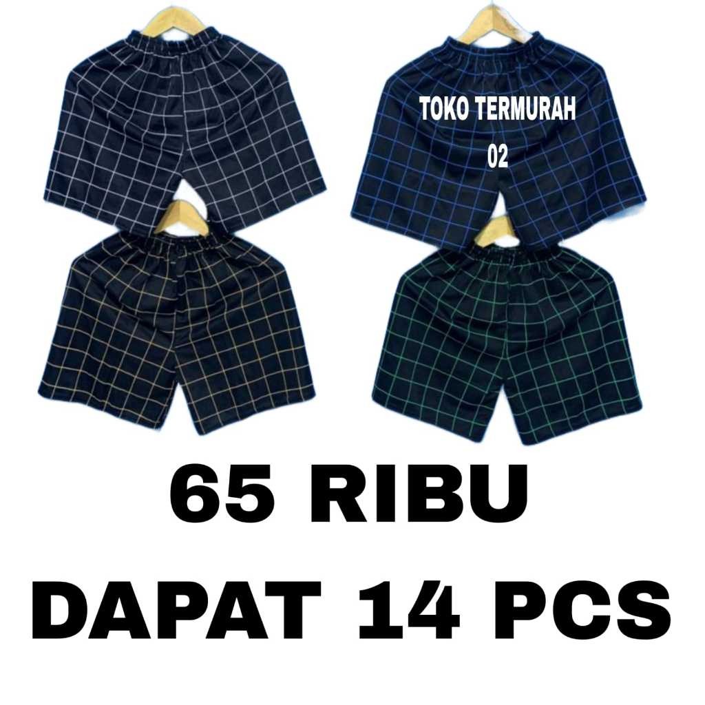 มันนี่! PLAID SHORTS CASUAL SHORTS 65 RB GET 14 ชิ้น / ผู้ใหญ่ชาย BOXER CASUAL PANTS / กางเกงขาสั้นผ