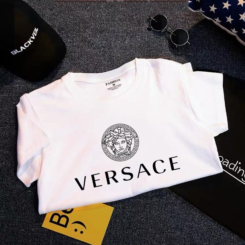 เสื้อยืด Ve รูปแบบใหม่ ผ้าฝ้ายแท้นุ่มๆ สไตล์เกาหลี ระบายอากาศดี มีให้เลือกตั้งแต่ไซส์ S ถึง XL ราคา ถูกที่สุด ดีลบีเคเค แกลเลอรีภาพที่ 3