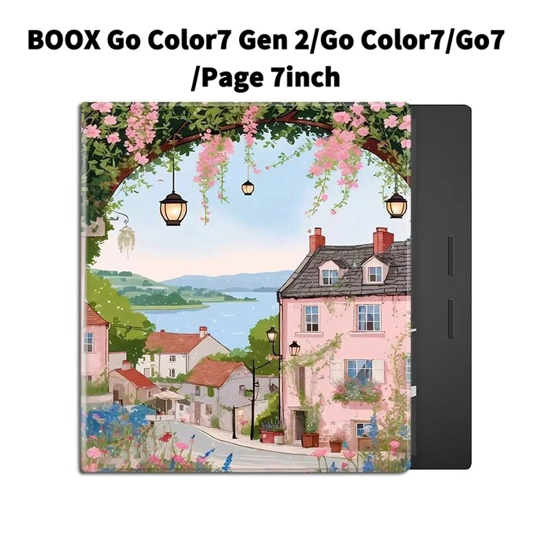 BOOX Go Color7 Gen 2/Go Color7/Go7/Page รองรับหอพักขนาด 7 นิ้วเคสแม่เหล็ก Pink City [จัดส่งในวันเดียวกัน]