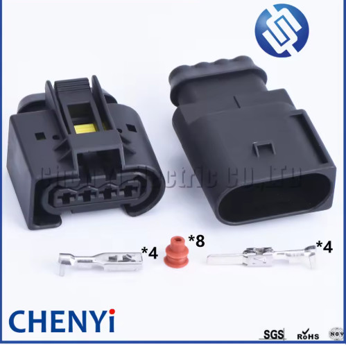 ปลั๊กขั้วต่อปั๊มน้ําอิเล็กทรอนิกส์สําหรับรถยนต์ 4 พิน 9441491/2E0 905 KT 699296/A699297 สําหรับ Benz
