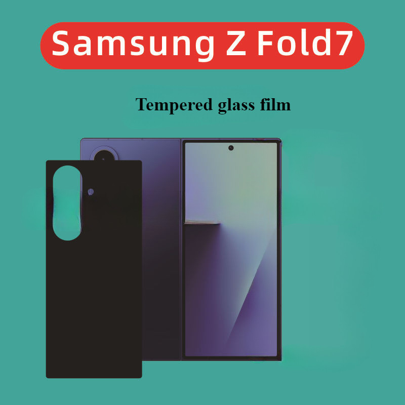 สําหรับ Samsung Z Fold 7 ฟิล์มกันรอยสีดํา ฟิล์มหลัง Z Fold 7 ฟิล์มกันรอย