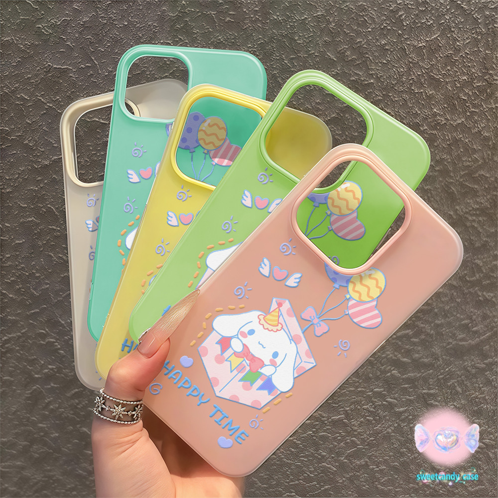 ส่งจากไทย น่ารัก การ์ตูน สีขาว สุนัขที่มีหูใหญ่  เคสยาก สำหรับ iPhone 16 15 14 13 12 11 6 7 8 plus Pro Promax X XR XS ราคา ถูกที่สุด ดีลบีเคเค แกลเลอรีภาพที่ 7