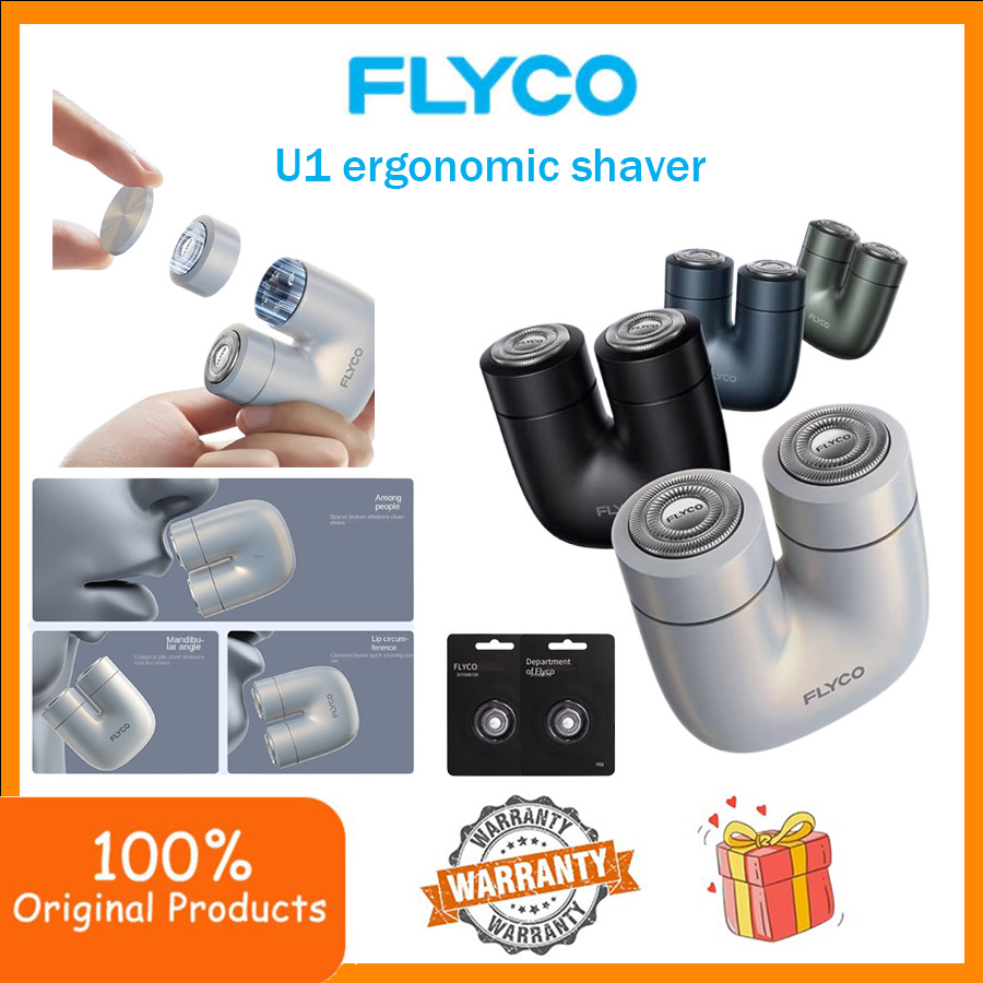 Flyco U1 Portable dual electric direct drive shaver mini body AI intelligent shaving