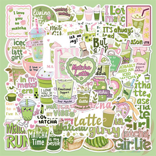 ❉ สติ๊กเกอร์ศิลปะมัทฉะลาเต้ ❉ 50 ชิ้น/เซ็ตกันน้ํา DIY Fashio…