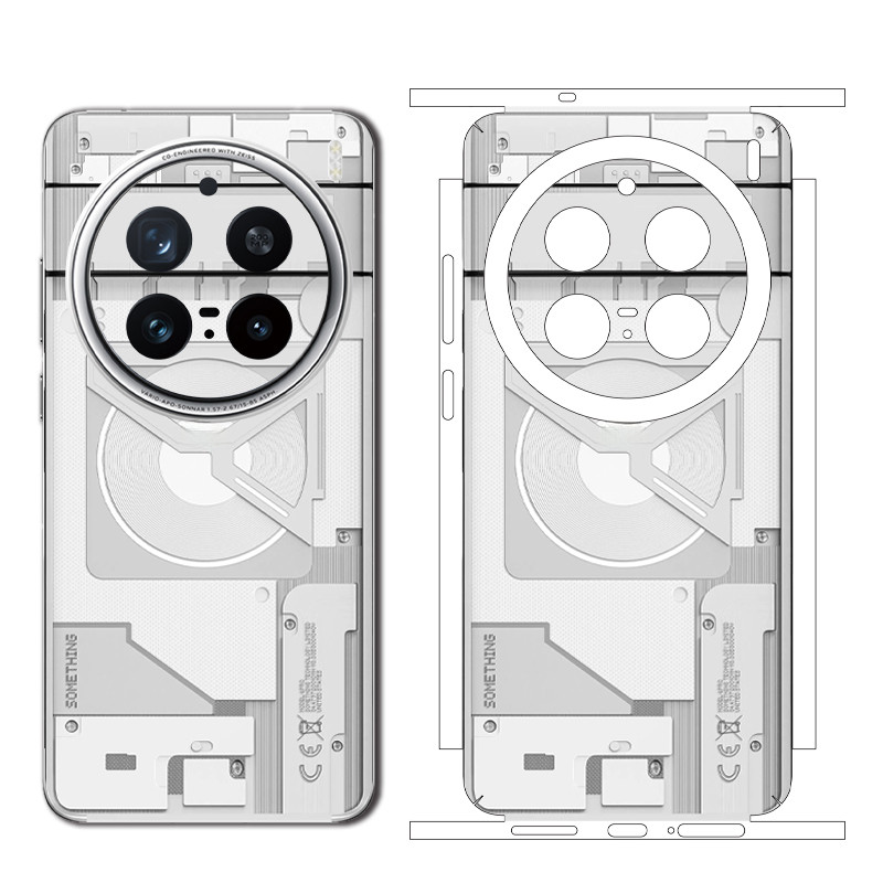 ไวนิลสไตล์รูปลอกผิวสําหรับVIVO X200 Pro Mini X200S X100 X300 Pro X300 Ultra ด้านหลังป้องกันหน้าจอฟิล์มคลุมทั้งหมดสติกเกอร์ดัดแปลง