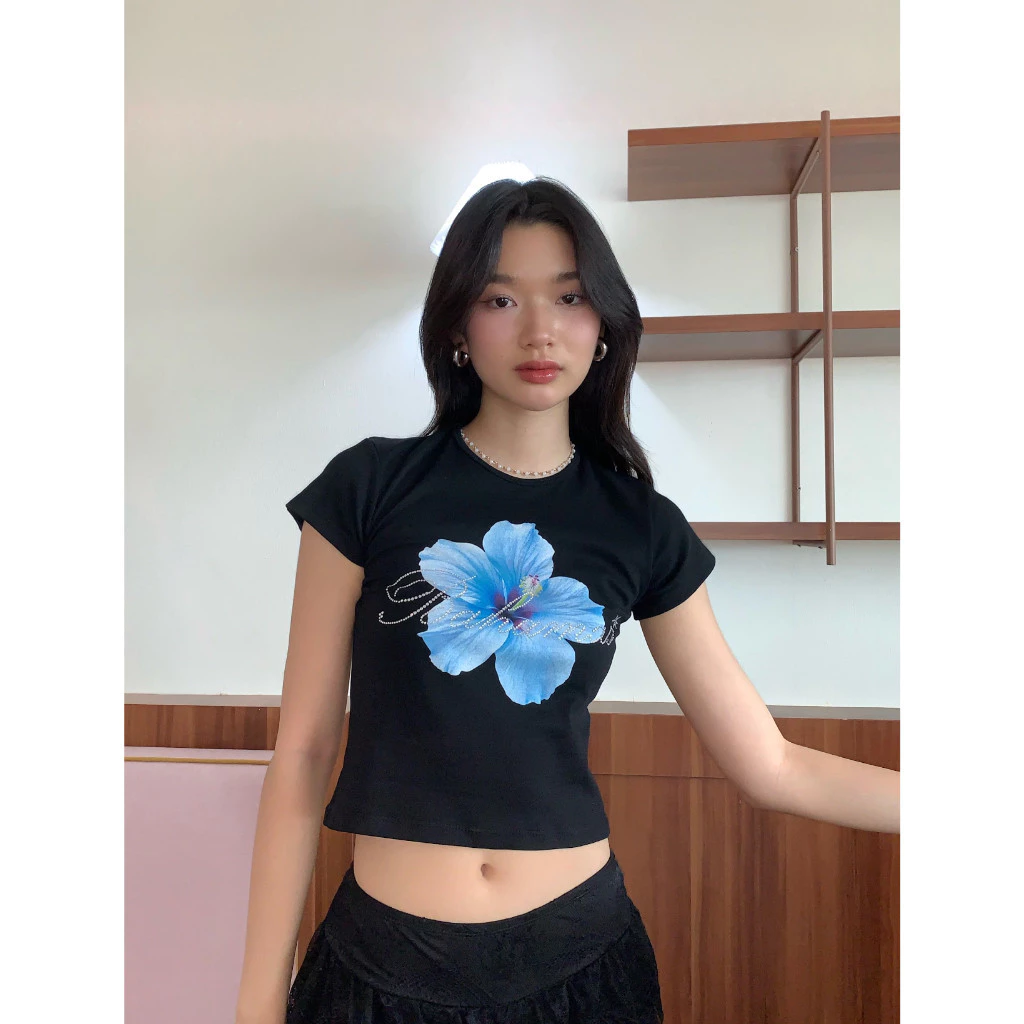Jbb.Shop | เสื้อฮาวาย, เกาหลีแฟชั่น แขนสั้นเสื้อลายดอก เสื้อแซ่บๆ #1238 thumbnail 8