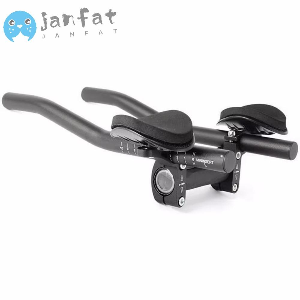 แฮนด์บาร์ Janfat Aero สำหรับจักรยาน ทำจากอะลูมิเนียม เพิ่มการพักผ่อนลดความเมื่อยล้าขณะขับขี่