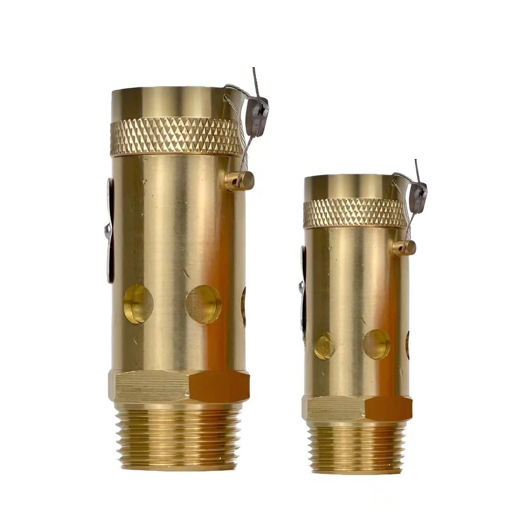 Fuchao Safety Valve Screw Air Compressor Safety Valve A28X-16T Threaded Brass Safety Valve Adjustabl