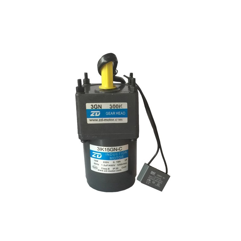 ZD Medium Dalide 15W AC Miniature เฟสเดียว 220V มอเตอร์เหนี่ยวนําเกียร์เกียร์เกียร์มอเตอร์ขนาดเล็ก