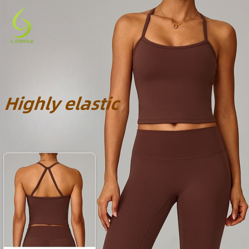 L.CIRCLE Yoga Sport Bra หลังสวย แห้งเร็ว