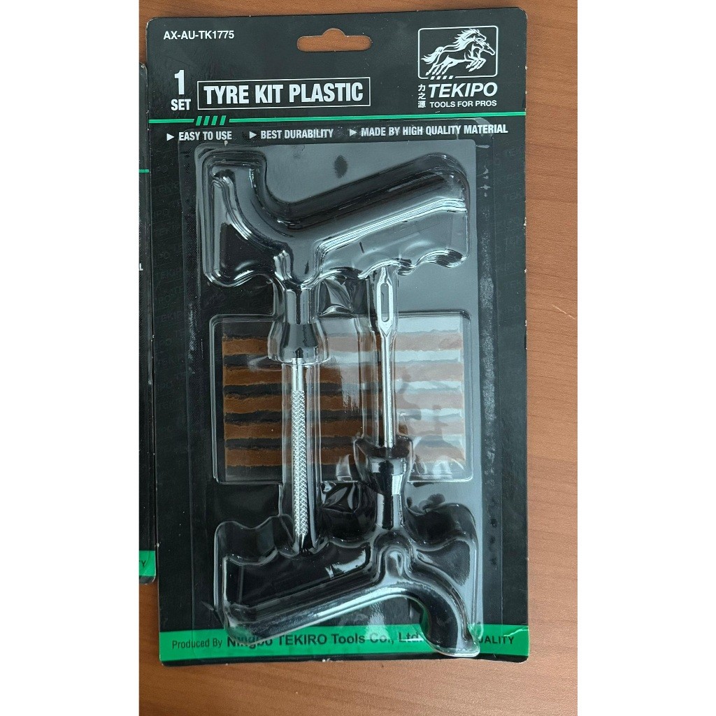 ชุดเครื่องมือซ่อมแซมยาง TUBELESS TEKIPO by TEKIRO TUBELESS ชุดปะยาง