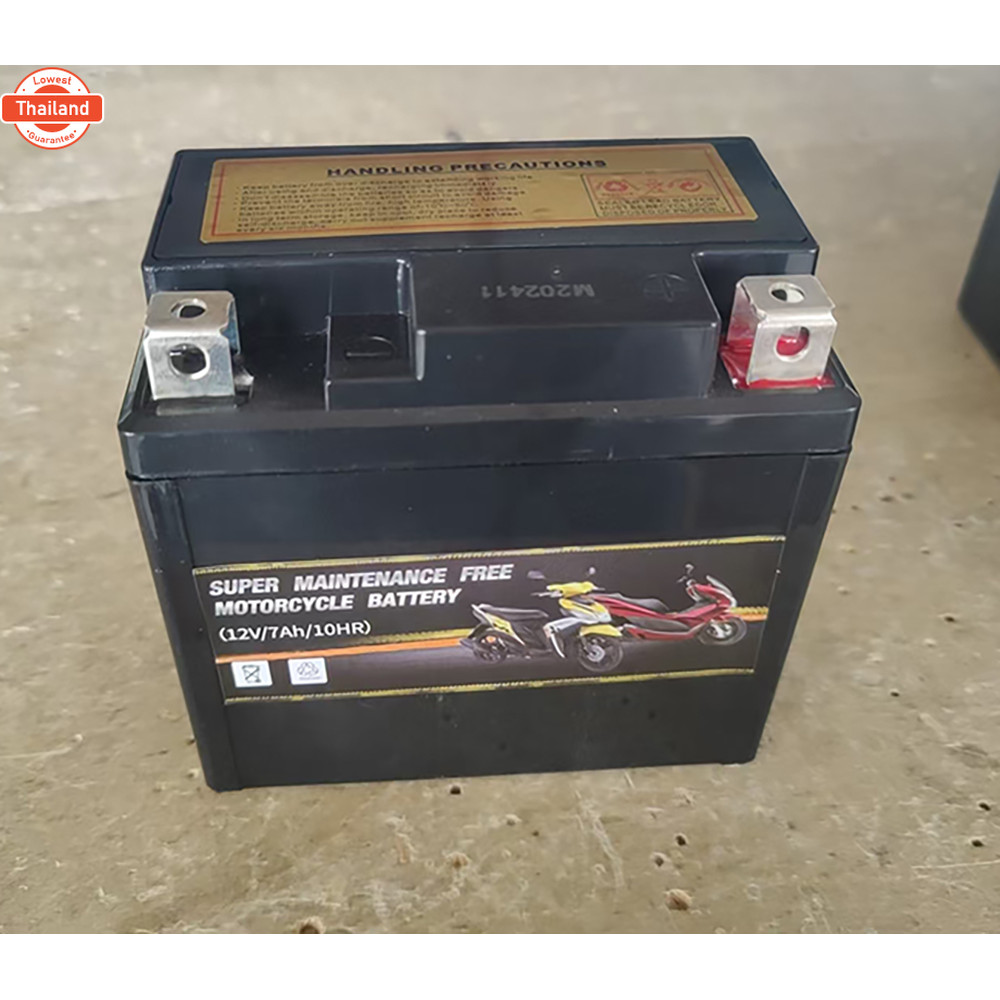แตเตอรี่ 12V มอเตอร์ไซค์ 12V5AH/6AH/7AH/9AH แต มอเตอร์ไซค์ แตแห้ง แตลีโอ WAVE ทุกรุ่น/FINO/MIO-ใหม่/