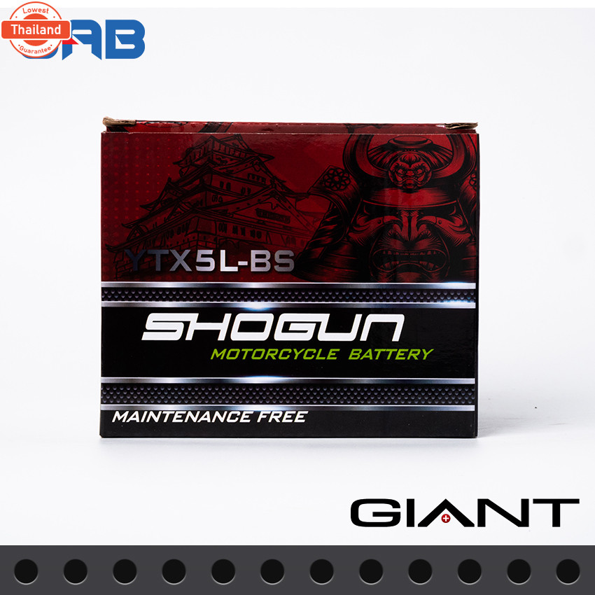 แตเตอรี่รถมอเตอร์ไซค์ | SHO GTZ6 12V 6AH สำหรัรถรุ่น PCX150, CBR150 และรุ่นอื่น ๆ ขนาด 113มม x 69มม 