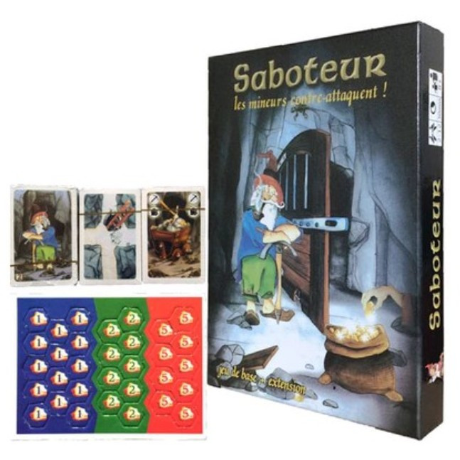ร้านไทย!!! SABOTEUR BROAD GAME บอร์ดเกมซาโบทัวร์ การ์ดเกมส์ เพื่อนรักนักขุดทอง ภาค1 ช่วยสร้างความสนุ