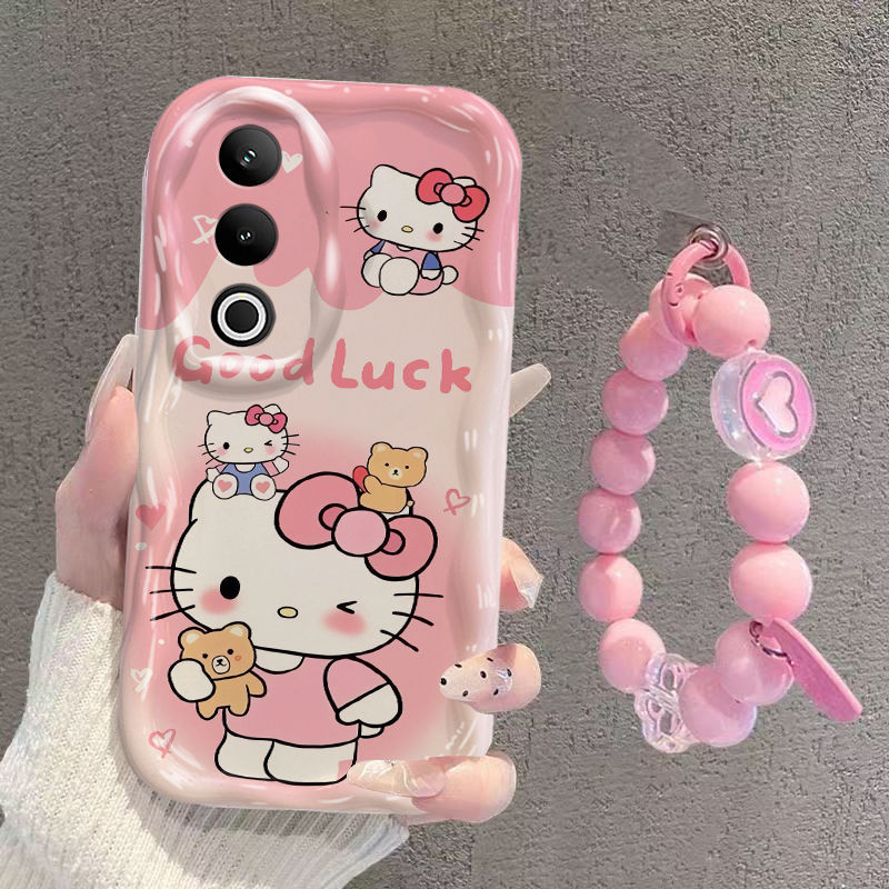 การ์ตูนการ์ตูน KT Cat เหมาะสําหรับเคสโทรศัพท์ OPPOA3X PKD130 รวมทุกอย่าง Shock-proof Soft Case เคสป้
