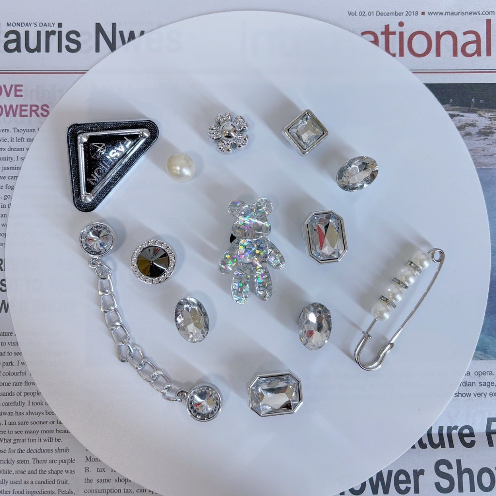 BBSTUDIO  ตัวตัวติดDIY 【GZ】แบบติดแกรมลูกคุณหนูมากงานเพชรวิบวับสุดๆ