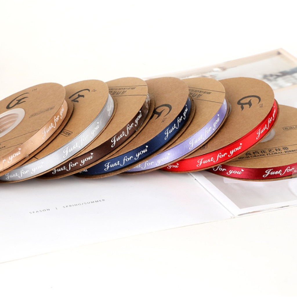 ริบบิ้นซาติน ลายคลื่นรูปหัวใจ พิมพ์สีทอง กว้าง 2.5 ซม. ยาว 36 หลา ริบบิ้นของขวัญ กล่องเค้ก ริบบิ้นสำหรับห่อช่อดอกไม้ - รูปที่ 5