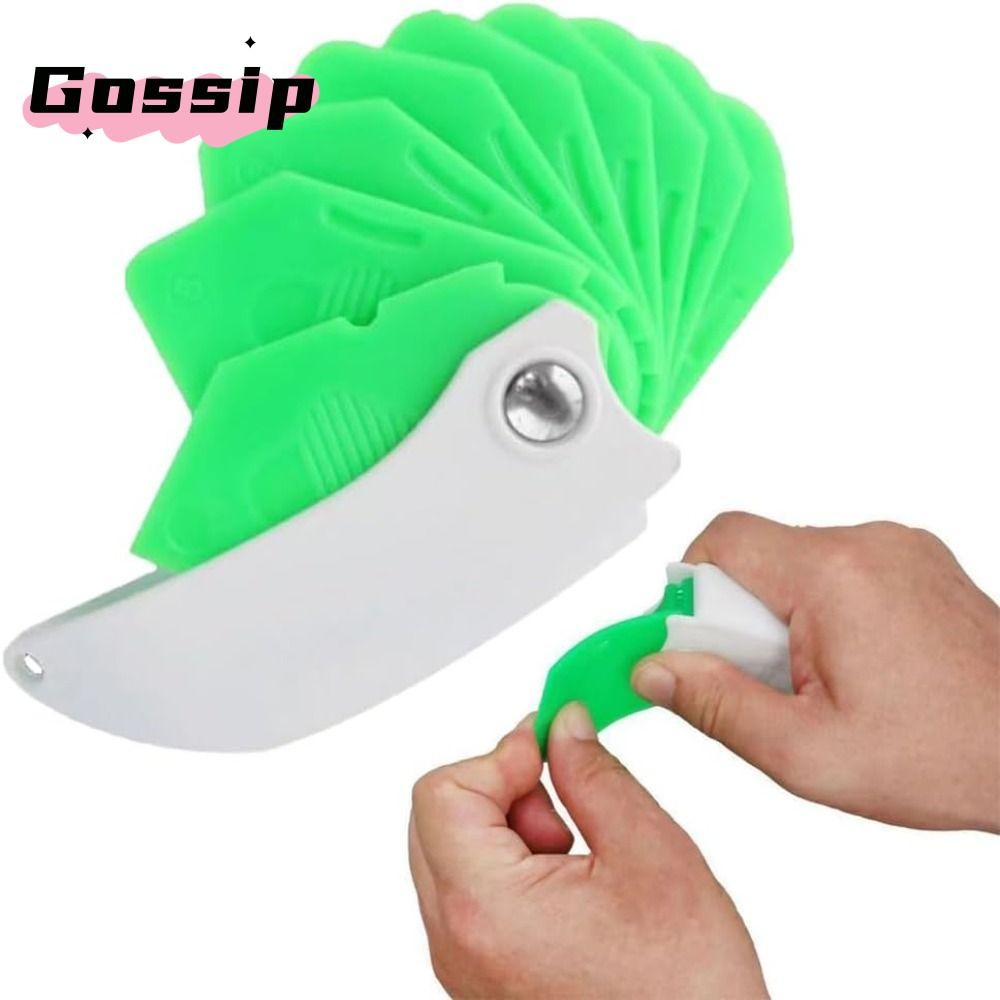 GOSSIP 9-in-1 ซิลิโคนกาวเครื่องมือ,ทนทานตัดบล็อก Sealant Smooth Remover เครื่องมือ,กาว Remover กาวอเนกประสงค์ Remover Joint Sealant Spreader