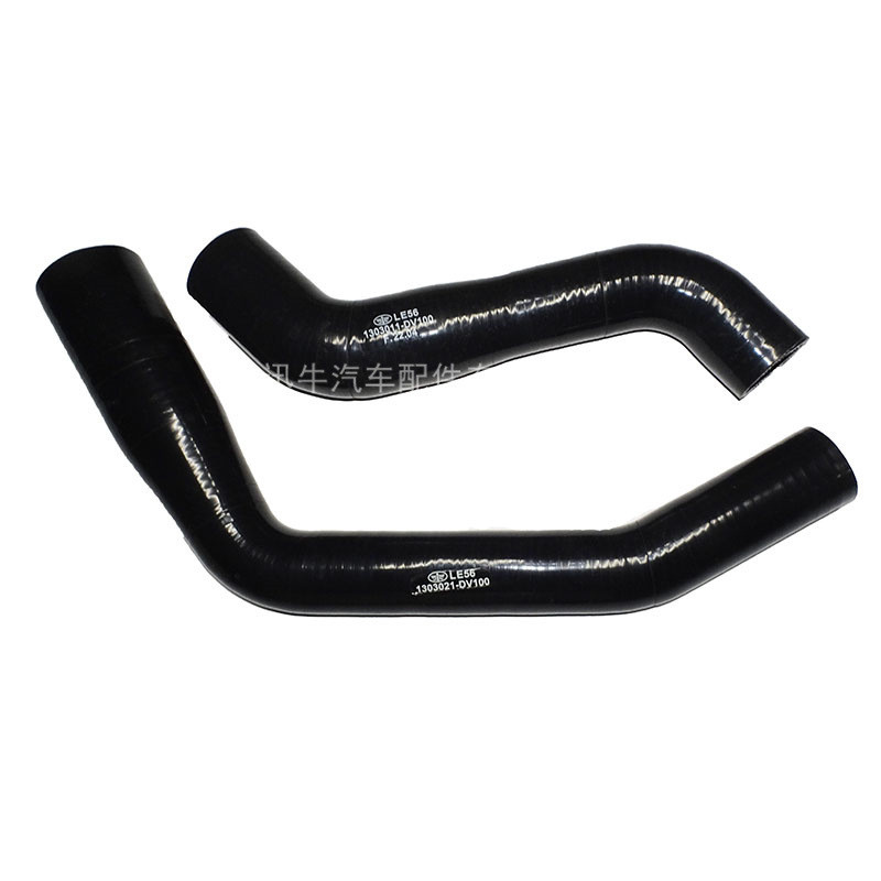 适配解放悍V天V散热器上下水管水箱进出水胶管1303021-DV100