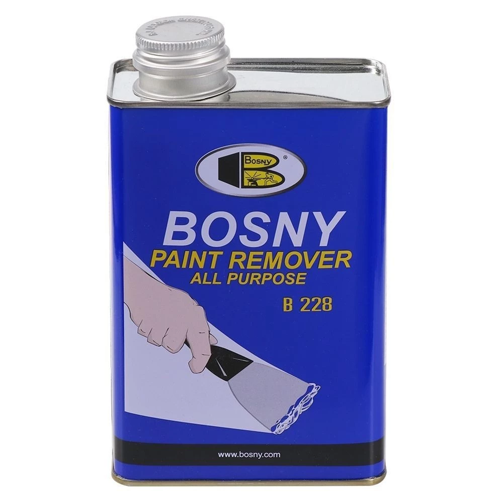 น้ำยาลอกสี bosny B228 ขนาด 1/4 แกลอน 0.946ลิตร ใช้กับพื้นผิวโลหะเท่านั้น Bonus