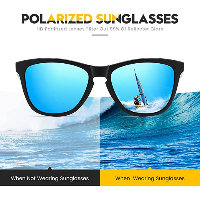 Frogskins เลนส์โพลาไรซ์คลาสสิกสแควร์กีฬาแฟชั่นแว่นตากันแดดผู้ชายผู้หญิงที่มีสีสันขี่จักรยานกลางแจ้งวิ่งขับรถแว่นตากันแดด - รูปที่ 3