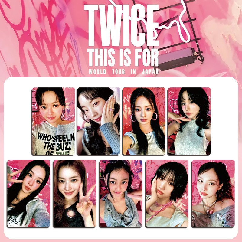 5-9pcs สองครั้ง THIS สําหรับการ์ด Lomo การ์ดโปร่งใส TWICE5 ALBUM Strategy Photocard Nayeon Sana Jihy