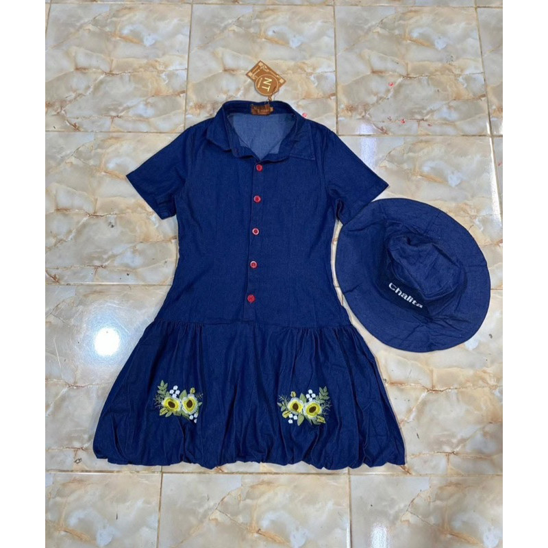 ชุดเดรส มาพร้อมหมวก CLT