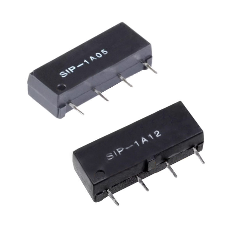 5pcs รีเลย์ 5V 12V SIP-1A05 SIP-1A12 Reed สวิทช์สําหรับ PAN CHANG 4PIN