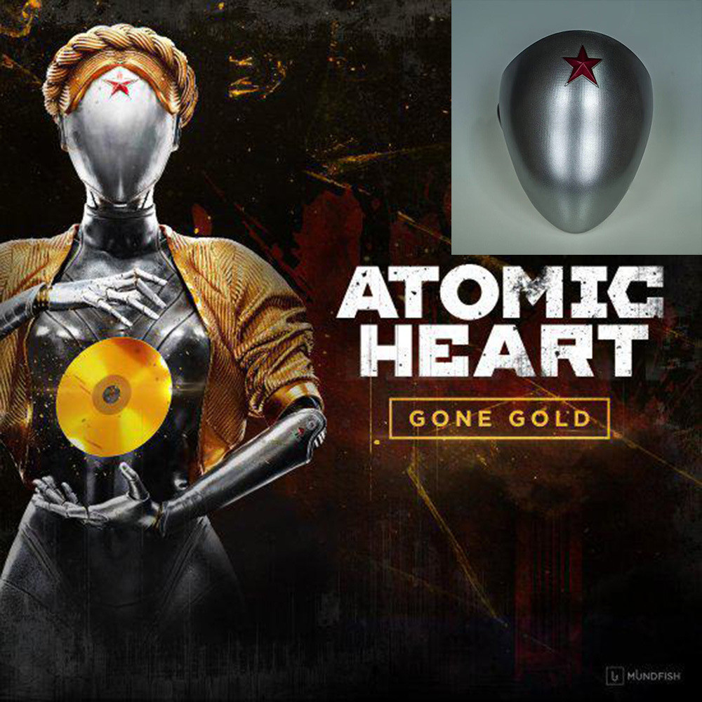 Atomic Heart Atomic Heart Dixie Natasha Robot คอสเพลย์ Twin Dancer Mask