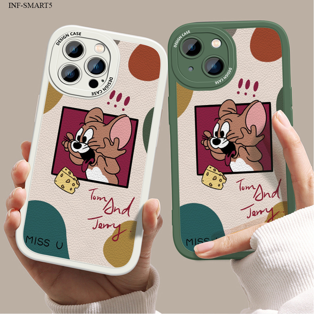 Infinix Smart 5 Note 8 X692 X653 sheepskin เคสอินฟินิกซ์ สำหรับ Cartoon Funny mice เคส เคสโทรศัพท์