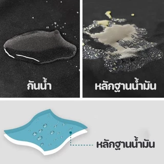 COD ผ้ากันเปื้อน ผ้ากันเปื้อนครึ่งเอว กันน้ำได้ดี ระบายอากาศ สองกระเป๋า