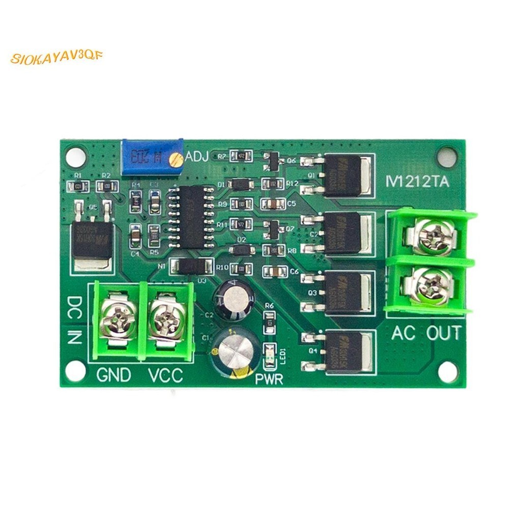 【siokayav3qf 】200W Dc 12V to AC 12V อินเวอร์เตอร์ 50Hz Square Wave สัญญาณเครื่องกําเนิดไฟฟ้าโมดูล 12W AC 12V to 220V IV12TA อินเวอร์เตอร์