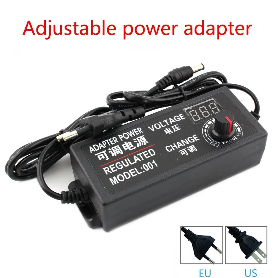 ✭AC DC Adjustable Power Supply Adapter  3V 5V 6V 9V 12V 15V 18V 24V 36V 1A 2A 3A 5A Power Supply Uni