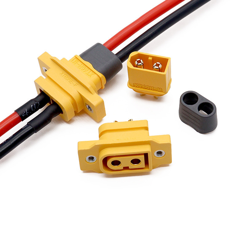 Xt60 XT60NE-F XT60NE DC500V 20A ปลั๊กชุบทองแบตเตอรี่สําหรับ Rc FPV Drone เครื่องบินรถเรืออุปกรณ์เสริ