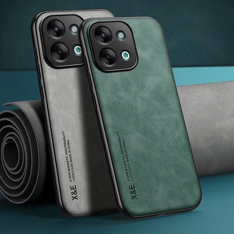 สําหรับ Vivo Y28 4G หรูหรากันกระแทกธุรกิจ Retro Soft Case Cover