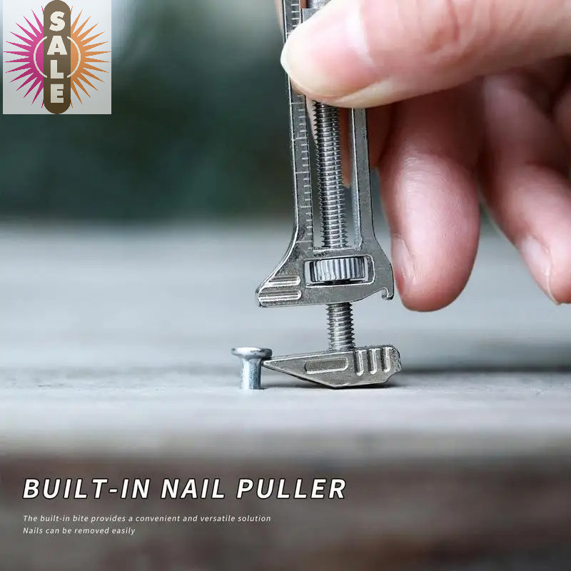 On Mini ประแจพ็อกเก็ตแบบพกพา Multitool เครื่องมือสําหรับ Outdoor Camping ขนาดกะทัดรัดไทเทเนียมที่เปิดขวด A