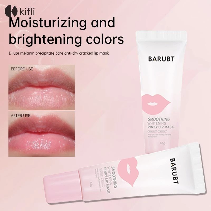 kifli.thFadingเมลานิน Lip Balm Moisturizing Brightening Lip Mask Anti Cracking Care Lip Mask-KI