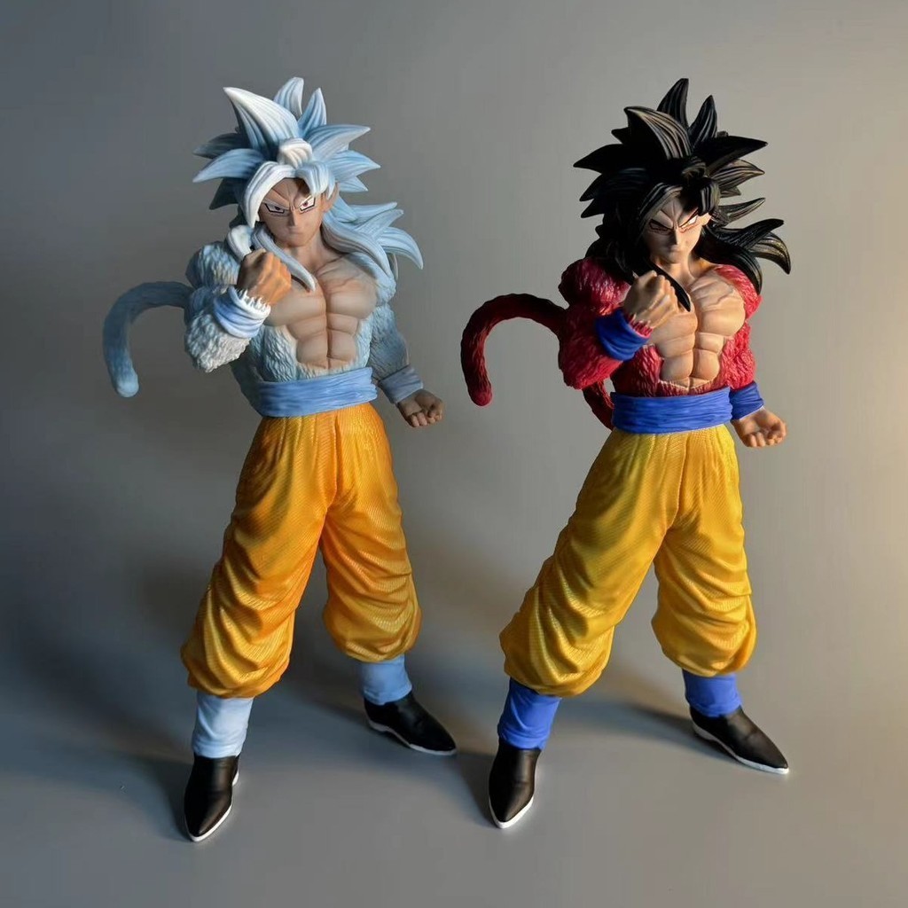 Oadi Dragon Ball Series Super Four Goku Red Super Four Goku รูปสีขาวรูปปั้นตกแต่ง