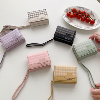 แฟชั่นหวานสร้างสรรค์ผู้หญิงกระเป๋าสตางค์ตาข่ายน่ารักพิมพ์มัล…