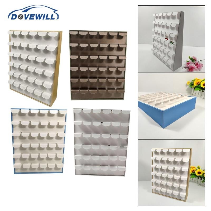 [Dovewill] ที่วางยืนแสดงต่างหู, ขาตั้งแสดงเครื่องประดับตกแต่งเครื่องประดับต่างหู Studs Rack สําหรับ Dresser ห้างสรรพสินค้า
