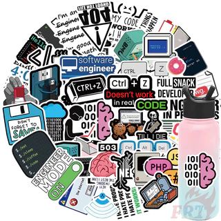 ❉ Funny Programmer Slang Art Series 03 Stickers ❉ 50Pcs/Set DIY Fashion Waterproof Doodle Decals Stickers