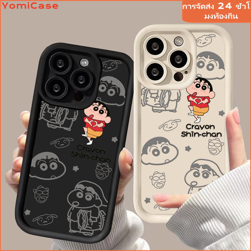 shinchan เคสการ์ตูน คดีโอปโป Oppo A11 A15 A16 A17 A5 A7